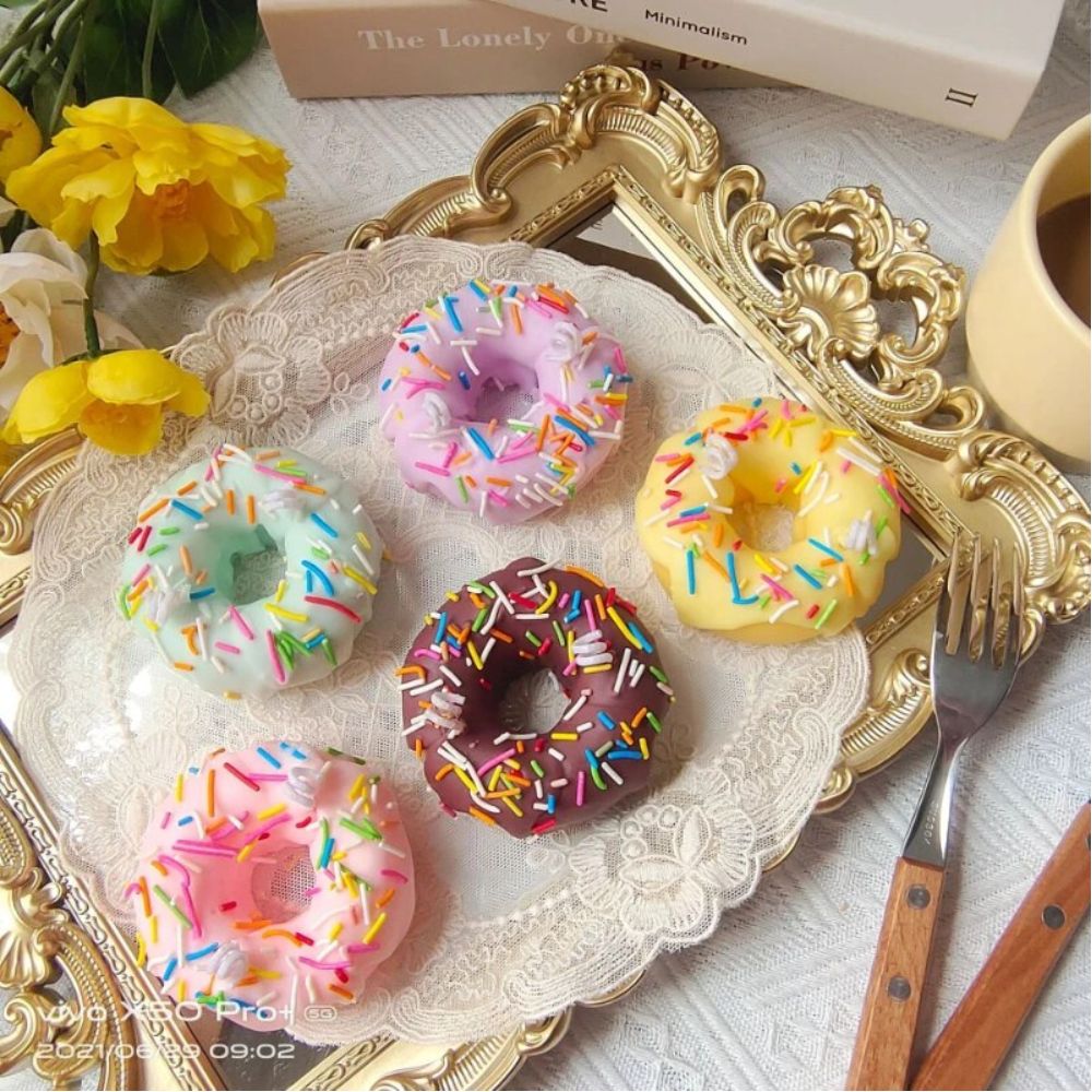 Bougie gourmande Donuts